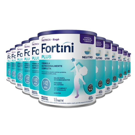 Fortini Plus Neutro 400 gr (12 unidades)