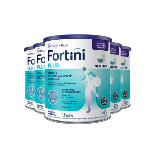 Fortini Plus Neutro 400 gr (5 unidades)