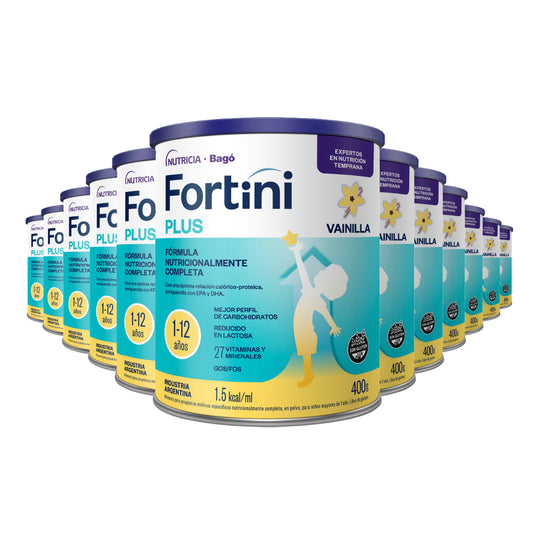Fortini Plus Vainilla 400 gr (12 unidades)