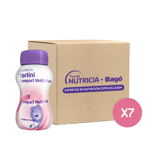 Fortini Compact Multi Fibre Frutilla 125 ml (7 unidades)