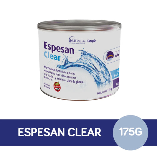 Espesante destinado a dietas especiales para niños mayores de 3 años y adultos. Libre de gluten.