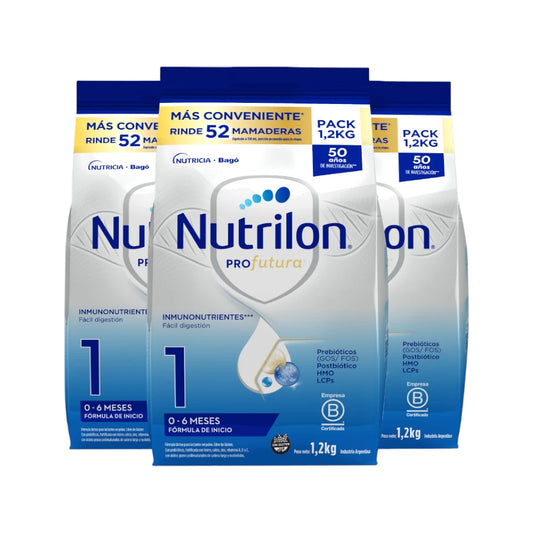 Nutrilon Profutura 1 - Combo Pouch 1,2 kg (3 unidades)