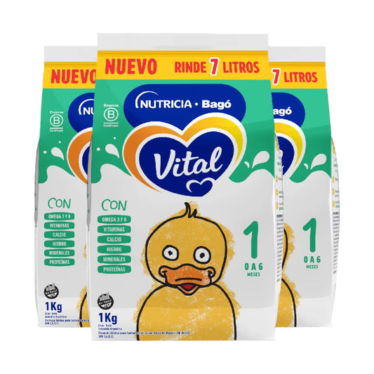 Vital 1 Combo - Pouch 1 kg (3 unidades)