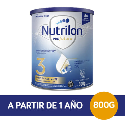 Nutrilon etapa 3, lata de 800 gramos