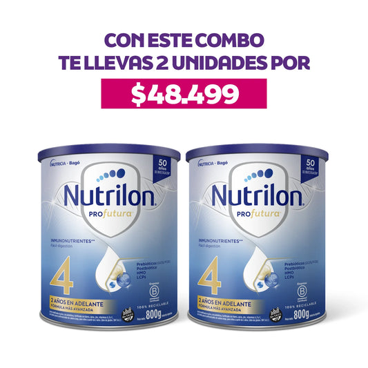 [COMBO: DOS UNIDADES] Nutrilon Profutura 4 Lata 800 gr