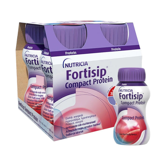 Fortisip Compact Protein Frutos Rojos (4 unidades)