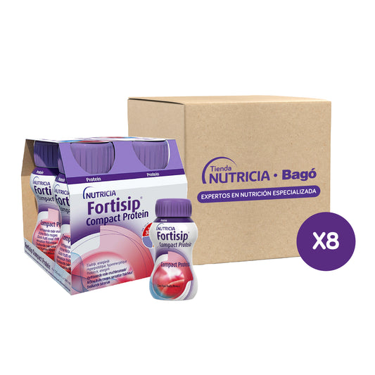 Fortisip Compact Protein Frutos Rojos (32 unidades)