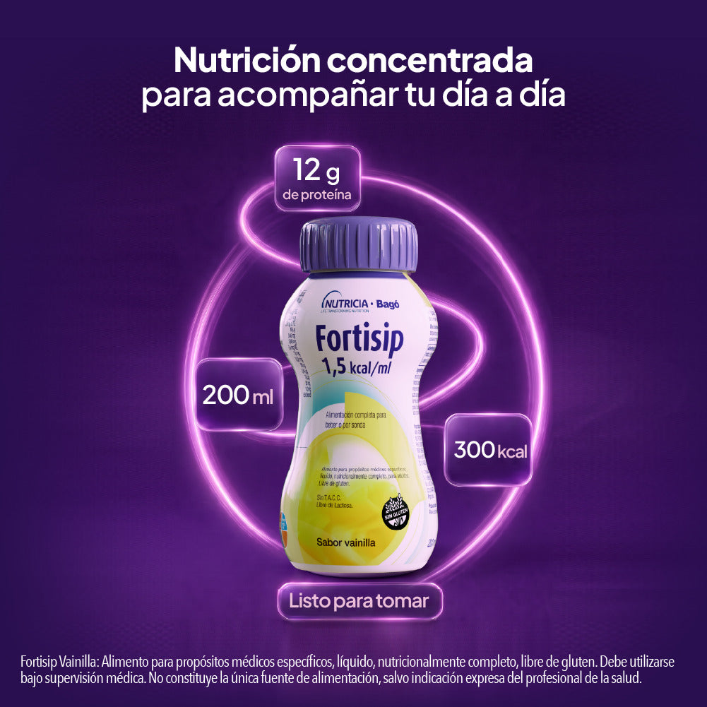 Fortisip Bebible Sabor Vainilla 200 ml