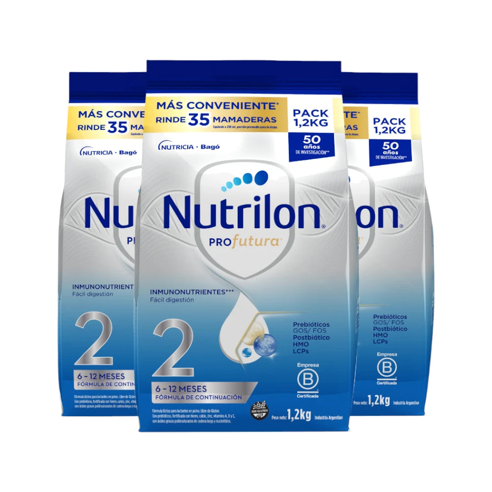 Nutrilon Profutura 2 - Combo Pouch 1,2 kg (3 unidades)
