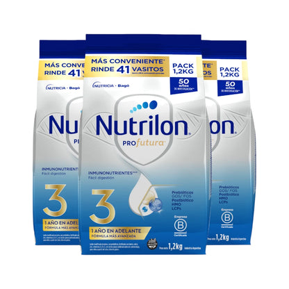 Nutrilon Profutura 3 - Combo Pouch 1,2 kg (3 unidades)