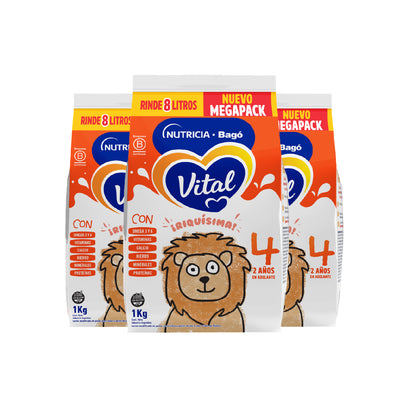 Vital 4 Combo - Pouch 1 kg (3 unidades)
