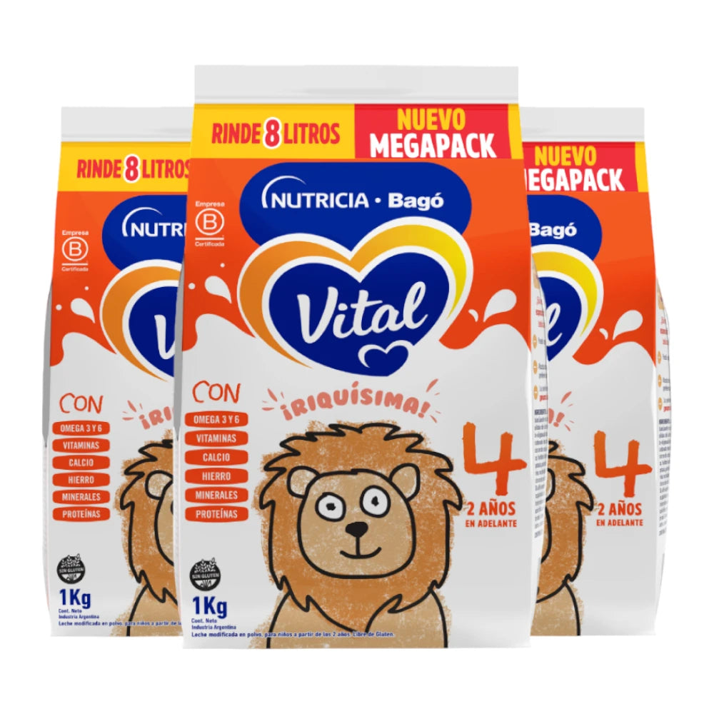 Vital 4 Combo - Pouch 1 kg (3 unidades)